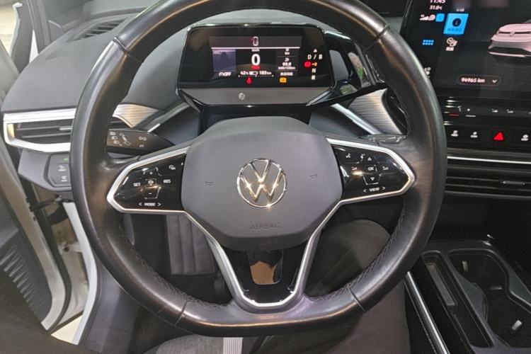 Used Volkswagen ID.4 CROZZ 2021 Long-Range PURE+ Two-Wheel Drive Version Steering Wheel