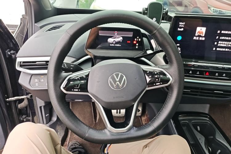 Used Volkswagen ID.4 CROZZ 2021 Long-Range Lite PRO Two-Wheel Drive Version Steering Wheel
