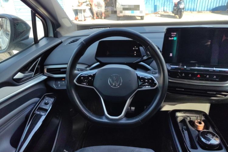 Used Volkswagen ID.4 CROZZ 2021 Long-Range Lite PRO Two-Wheel Drive Version Steering Wheel