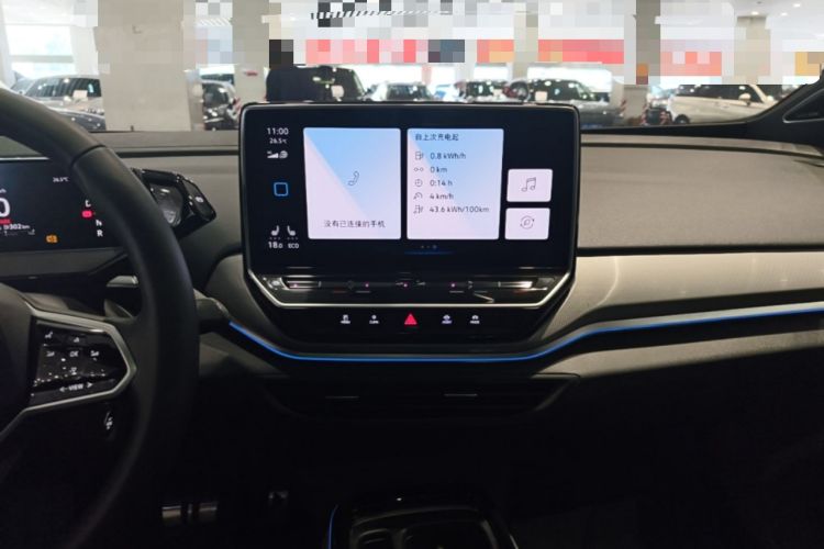Used Volkswagen ID.4 CROZZ 2022 Long-Range PURE+ Edition Audio And AC Panel