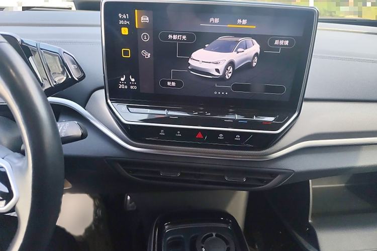 Used Volkswagen ID.4 CROZZ 2022 Long-Range Lite PRO Edition Audio And AC Panel