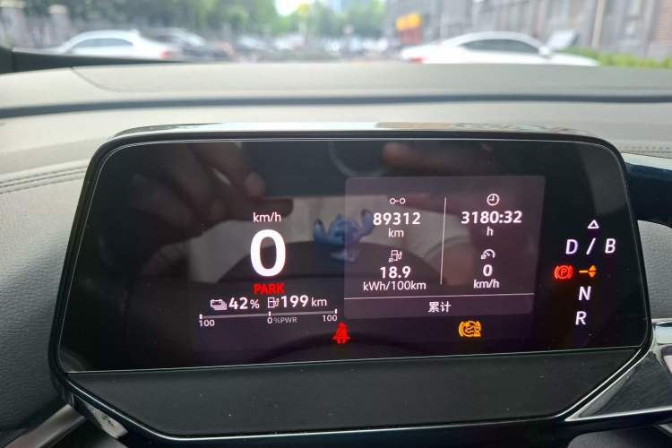 Used Volkswagen ID.4 CROZZ 2022 Long-Range Lite PRO Edition Odometer Close Up
