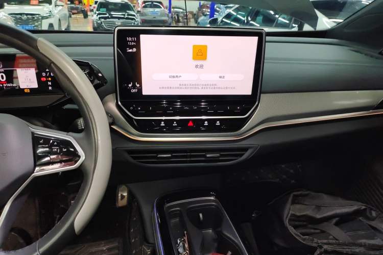 Used Volkswagen ID.4 CROZZ 2022 Long-Range Lite PRO Edition Audio And AC Panel