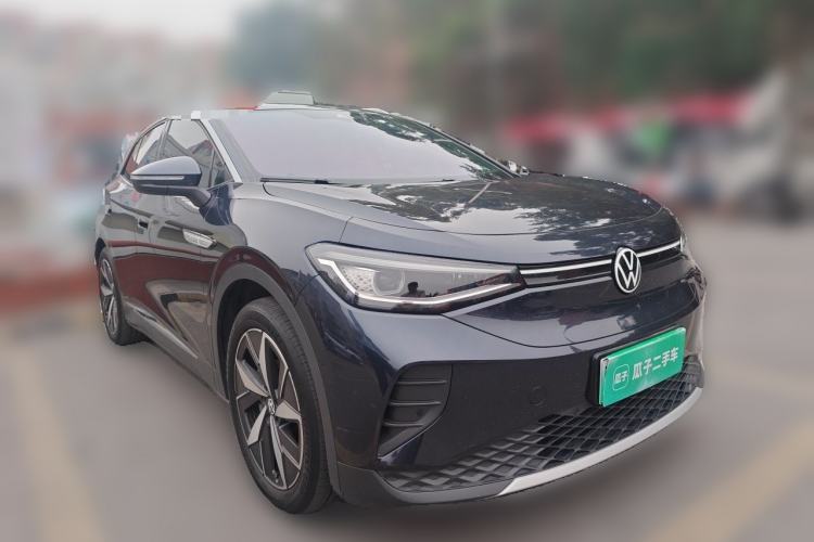 Used Volkswagen ID.4 CROZZ 2022 Long-Range PURE+ Edition Front Right 45 Deg