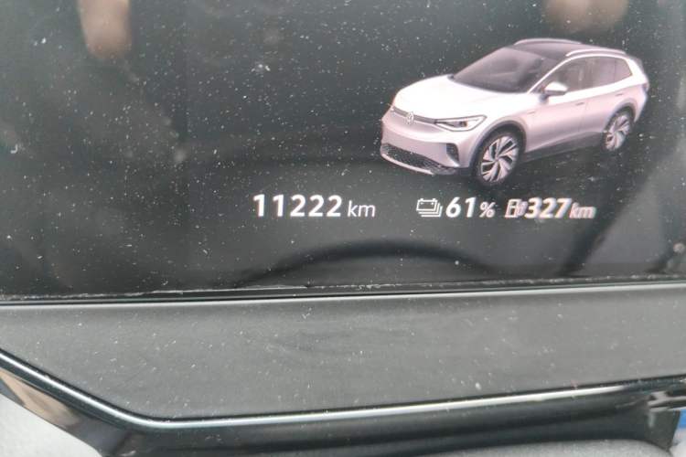 Used Volkswagen ID.4 CROZZ 2022 Long-Range Lite PRO Edition Odometer Close Up