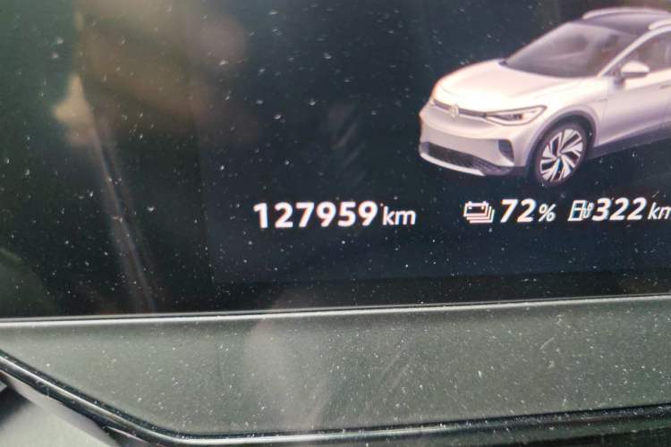 Used Volkswagen ID.4 CROZZ 2022 Long-Range Lite PRO Edition Odometer Close Up