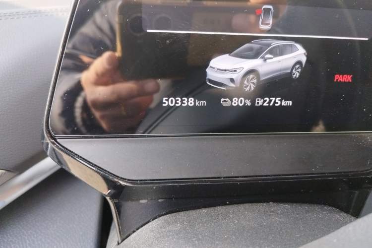 Used Volkswagen ID.4 CROZZ 2022 Long-Range Lite PRO Edition Odometer Close Up