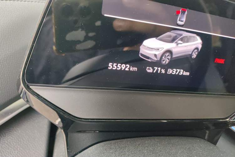 Used Volkswagen ID.4 CROZZ 2022 Long-Range Lite PRO Edition Odometer Close Up