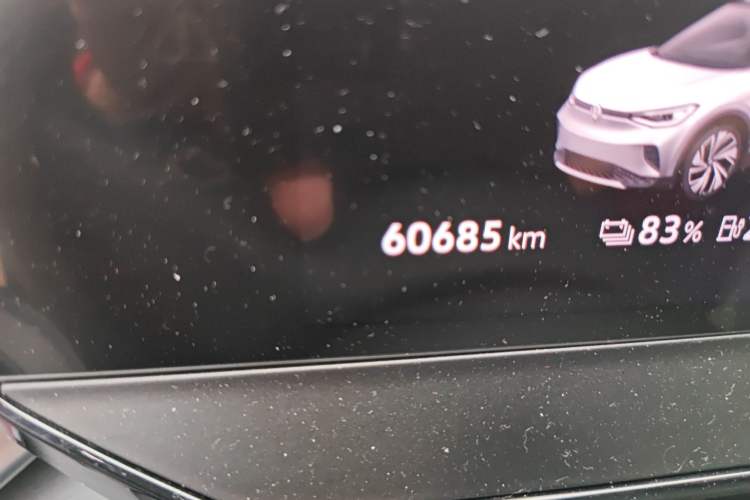 Used Volkswagen ID.4 CROZZ 2022 Pure Edition Limited Edition Odometer Close Up