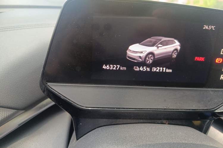 Used Volkswagen ID.4 CROZZ 2022 Long-Range Lite PRO Edition Odometer Close Up