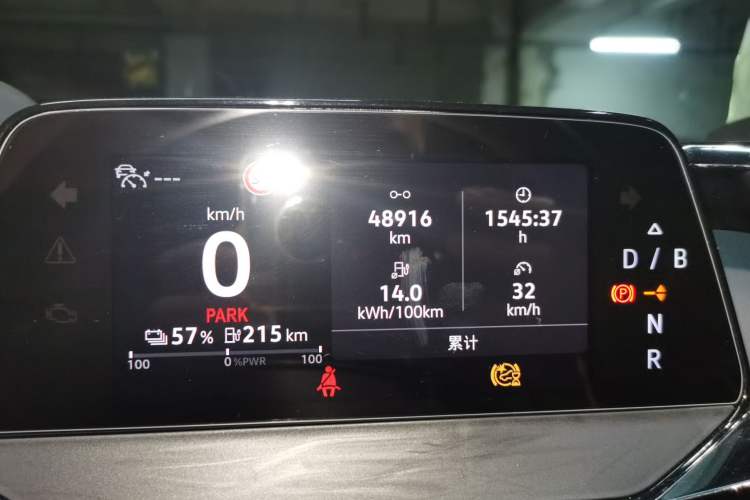 Used Volkswagen ID.4 CROZZ 2022 Pure Edition Limited Edition Odometer Close Up