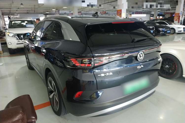 Used Volkswagen ID.4 CROZZ 2022 Long-Range Lite PRO Edition Rear Left 45 Deg