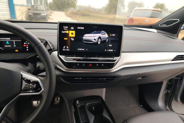 Used Volkswagen ID.4 CROZZ 2022 High-Performance PRIME Edition Audio And AC Panel