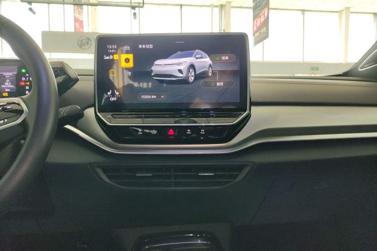 Used Volkswagen ID.4 CROZZ 2022 High-Performance PRIME Edition Audio And AC Panel