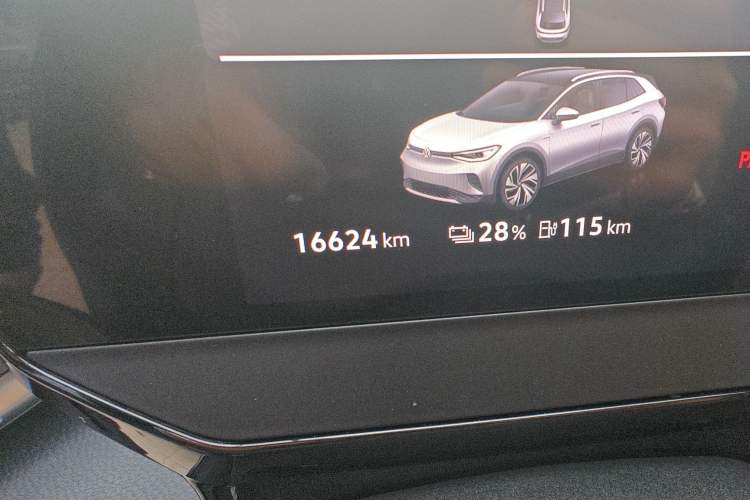 Used Volkswagen ID.4 CROZZ 2022 Long-Range Lite PRO Edition Odometer Close Up
