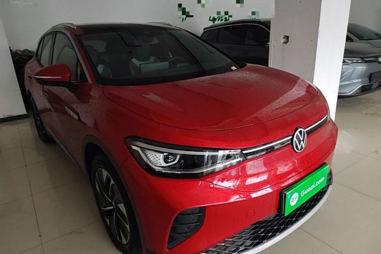 Used Volkswagen ID.4 CROZZ 2022 Long-Range PURE+ Edition Front Right 45 Deg
