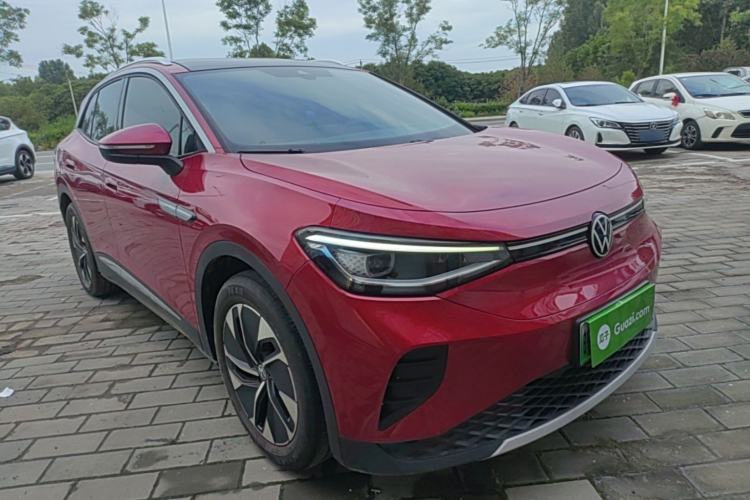 Used Volkswagen ID.4 CROZZ 2022 Long-Range PURE+ Edition Front Right 45 Deg