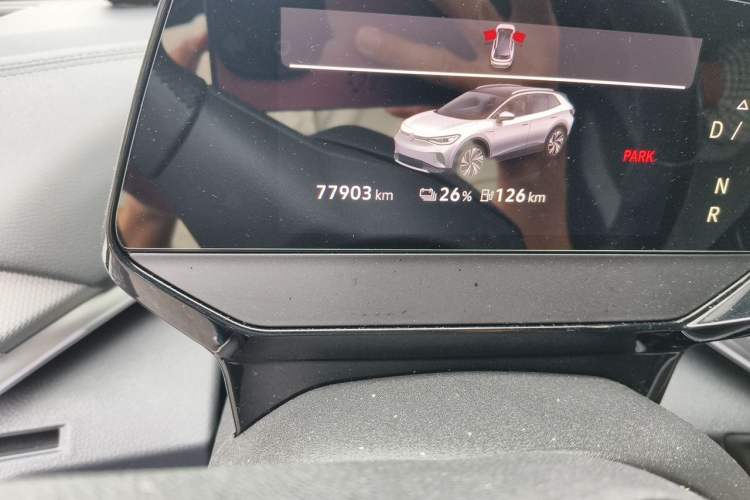 Used Volkswagen ID.4 CROZZ 2022 Long-Range Lite PRO Edition Odometer Close Up