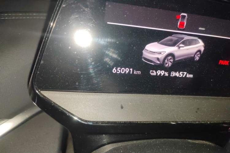 Used Volkswagen ID.4 CROZZ 2022 Pure Edition Limited Edition Odometer Close Up