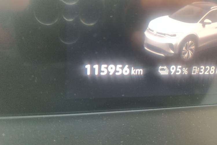 Used Volkswagen ID.4 CROZZ 2022 Pure Edition Limited Edition Odometer Close Up