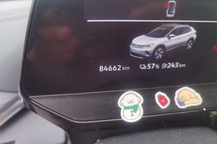 Used Volkswagen ID.4 CROZZ 2022 Pure Edition Limited Edition Odometer Close Up