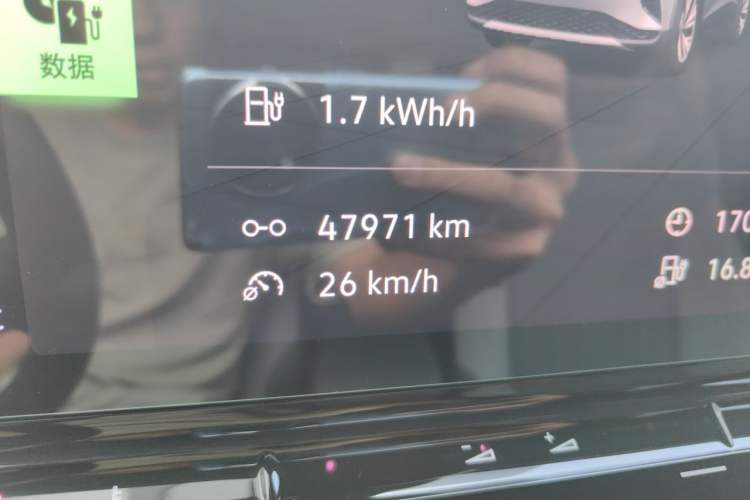 Used Volkswagen ID.4 CROZZ 2022 Long-Range Lite PRO Edition Odometer Close Up