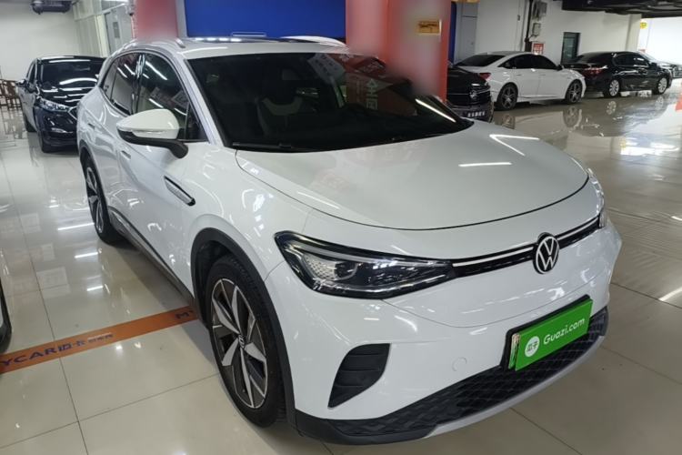 Used Volkswagen ID.4 CROZZ 2022 Long-Range PURE+ Edition Front Right 45 Deg