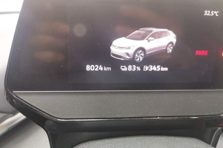 Used Volkswagen ID.4 CROZZ 2022 Long-Range Lite PRO Edition Odometer Close Up
