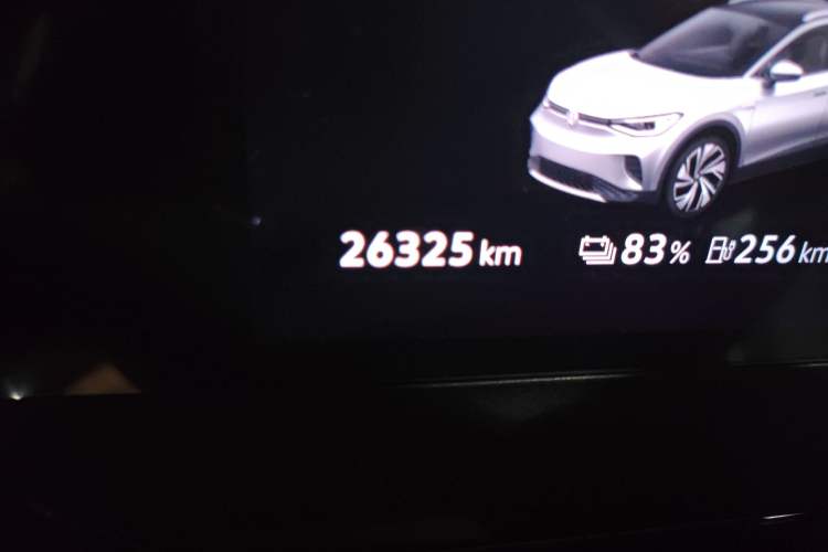 Used Volkswagen ID.4 CROZZ 2022 Pure Edition Limited Edition Odometer Close Up