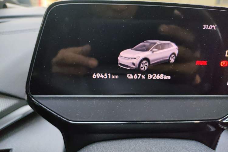 Used Volkswagen ID.4 CROZZ 2022 Long-Range PRO Edition Odometer Close Up