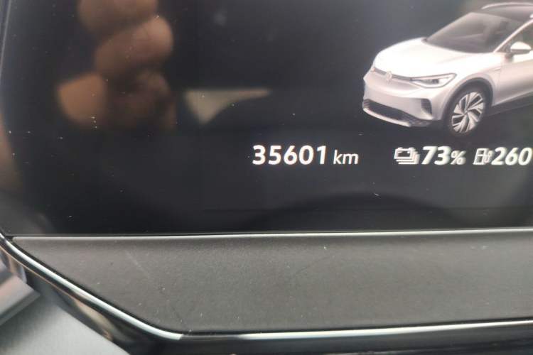 Used Volkswagen ID.4 CROZZ 2024 Pure Edition Limited Edition Odometer Close Up