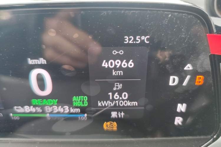 Used Volkswagen ID.4 CROZZ 2024 Pure Edition Limited Edition Odometer Close Up