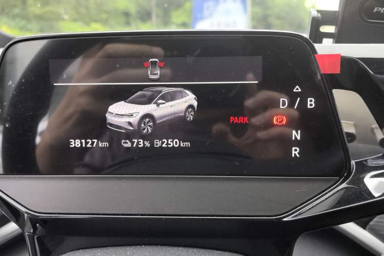 Used Volkswagen ID.4 CROZZ 2024 Pure Edition Limited Edition Odometer Close Up