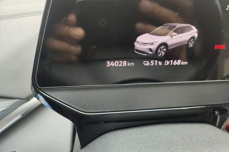 Used Volkswagen ID.4 CROZZ 2024 Pure Edition Limited Edition Odometer Close Up