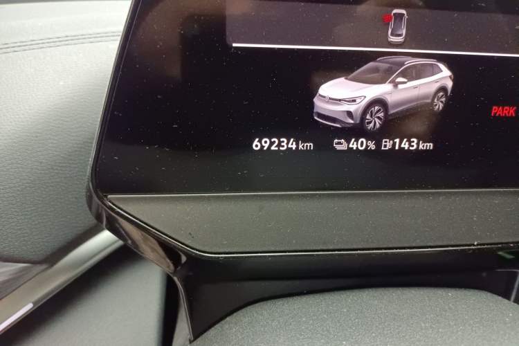 Used Volkswagen ID.4 CROZZ 2024 Pure Edition Limited Edition Odometer Close Up