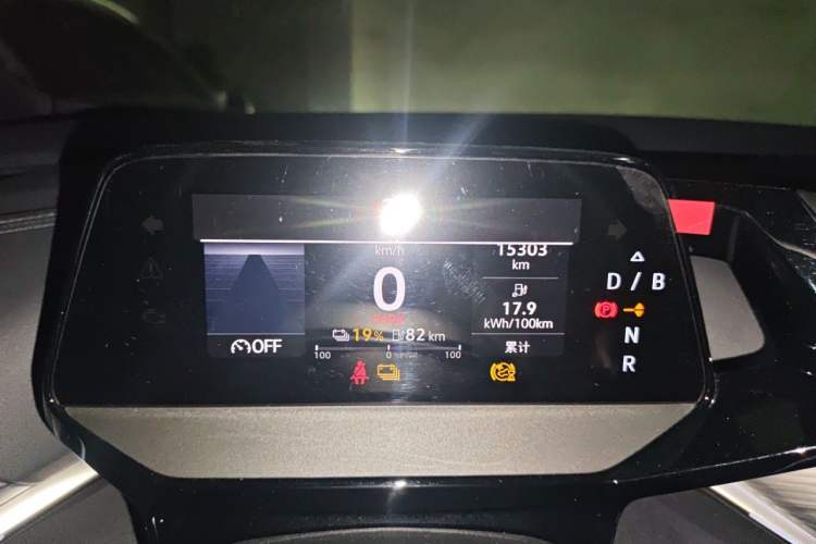 Used Volkswagen ID.4 CROZZ 2024 Pure Edition Limited Edition Odometer Close Up