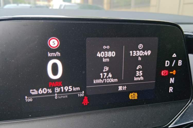 Used Volkswagen ID.4 CROZZ 2024 Pure Edition Limited Edition Odometer Close Up