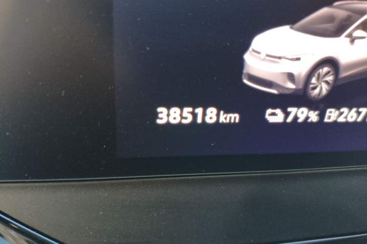 Used Volkswagen ID.4 CROZZ 2024 Pure Edition Limited Edition Odometer Close Up