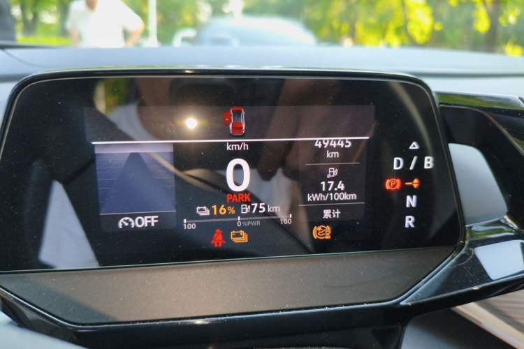 Used Volkswagen ID.4 CROZZ 2024 Pure Edition Limited Edition Odometer Close Up