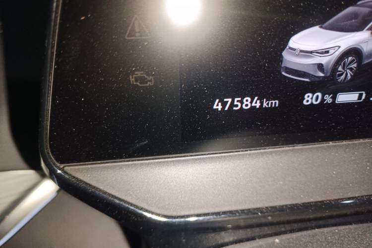 Used Volkswagen ID.4 CROZZ 2024 Pure Edition Limited Edition Odometer Close Up