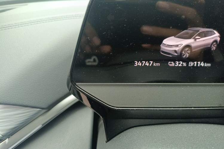 Used Volkswagen ID.4 CROZZ 2024 Pure Edition Limited Edition Odometer Close Up