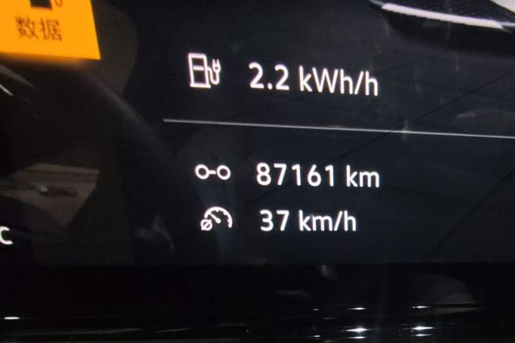Used Volkswagen ID.4 CROZZ 2024 Pure Edition Limited Edition Odometer Close Up