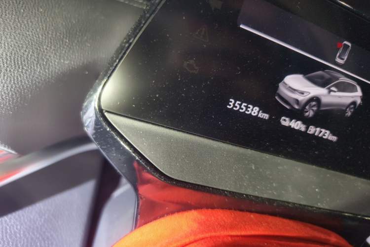 Used Volkswagen ID.4 CROZZ 2024 Pure Edition Limited Edition Odometer Close Up
