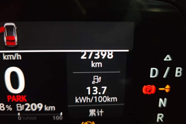 Used Volkswagen ID.4 CROZZ 2024 Pure Edition Limited Edition Odometer Close Up