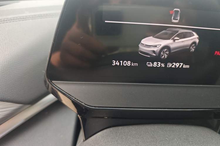 Used Volkswagen ID.4 CROZZ 2024 Pure Edition Limited Edition Odometer Close Up