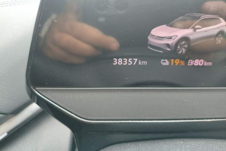 Used Volkswagen ID.4 CROZZ 2024 Pure Edition Limited Edition Odometer Close Up
