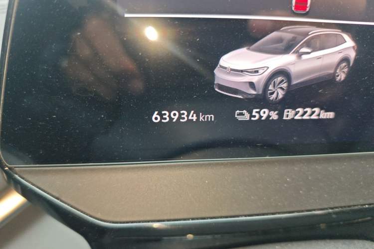 Used Volkswagen ID.4 CROZZ 2024 Pure Edition Limited Edition Odometer Close Up