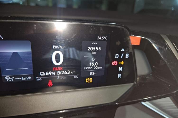 Used Volkswagen ID.4 CROZZ 2024 Pure Edition Limited Edition Odometer Close Up