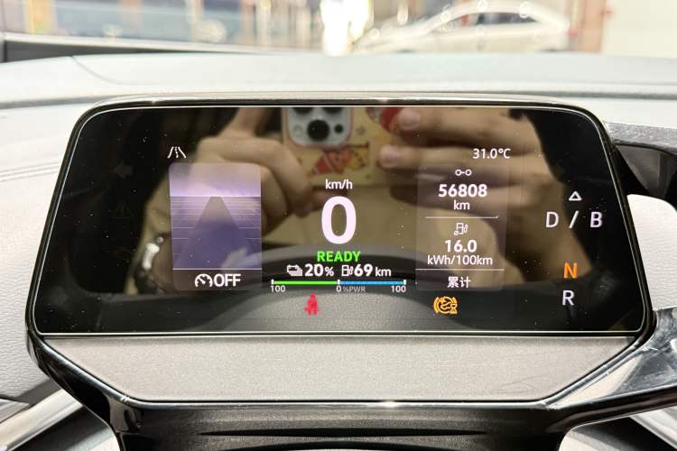 Used Volkswagen ID.4 CROZZ 2024 Pure Edition Limited Edition Odometer Close Up