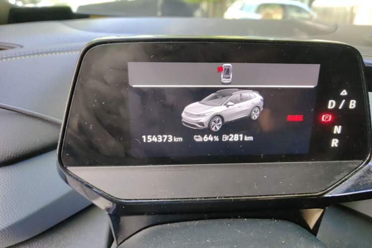 Used Volkswagen ID.4 X 2021 Kinergy All-Wheel Drive Early-Bird Edition Odometer Close Up